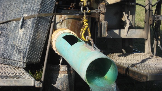 Water Flowing From Pipe